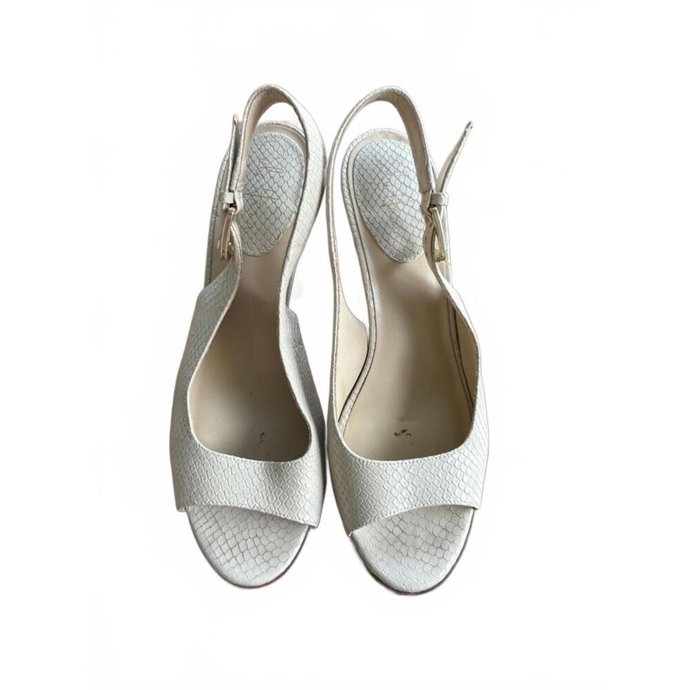 👠Cole Haan Air Snakeskin‎ Embossed Leather Slingback Heels – Size 9.5B - Picture 2 of 8